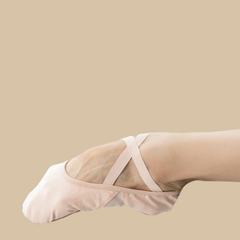 Women's Split-Sole Stretch Canvas Ballet Shoe