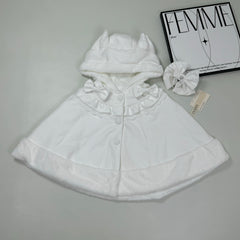 Cashmere cape or shawl-style coat