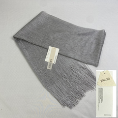 Accessories: Silver wire scarf