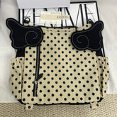 Polka Dot Wing Tote Bag