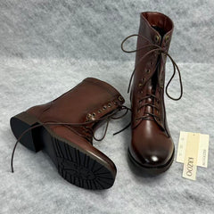 Retro Martin boots - reversible short boots