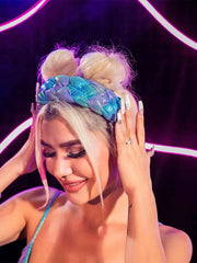 Wide Gradient Color Twist Braids Headband