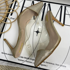 Diamond Transparent High Heels