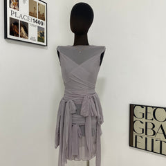 Sleeveless Backless Fitted Dress