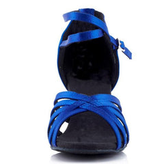 Women's Satin 6.5cm Ballroom Dance Shoes Latin Dance Shoes