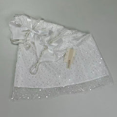 Strap sequined belt cinched A-line dress