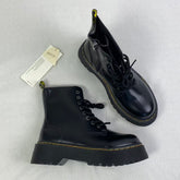 8-hole thick-soled high-heeled Martin boots