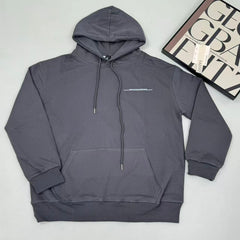Moon print thick and warm hooded sweatshirt