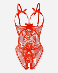 Lace Cut-out Cup Bodysuit