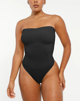 Bare Essentialsâ„?Skin Flow Strapless Sculpt Thong Bodysuit