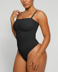 Bare Essentialsâ„?Skin Flow Strapless Sculpt Thong Bodysuit