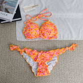 Floral swimsuit two-piece swimsuit