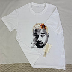 Retro Portrait Print Short-Sleeved T-Shirt