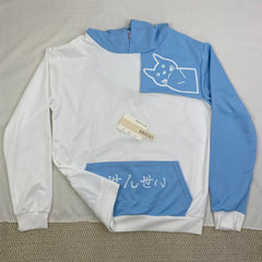 Cat Hooded Loose Sweatshirt