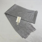 Accessories: Silver wire scarf