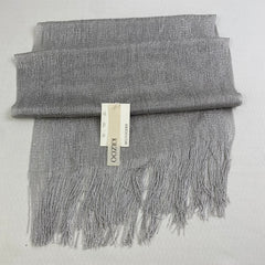 Accessories: Silver wire scarf