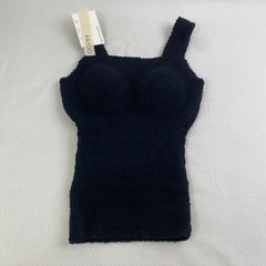 Lamb fur warm vest with chest pad