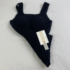 Lamb fur warm vest with chest pad