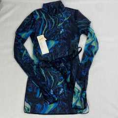 Dyed long-sleeved two-piece dress