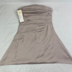 Formal irregular-cut plunging-neckline dress