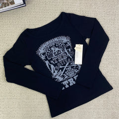 American-style high street long-sleeved shirt