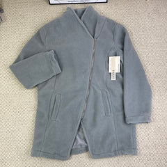 Down and fleece pullover jacket