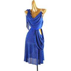 Customisable-Women's Ruffle Rhinestone DanceWear Dance Dress Performance Wear