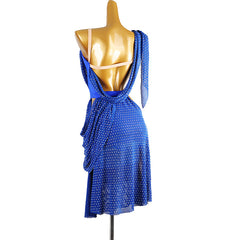 Customisable-Women's Ruffle Rhinestone DanceWear Dance Dress Performance Wear