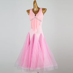 Customisable-Women's Sleeveless Modern Dance Performance Dress Ballroom Dance Dress