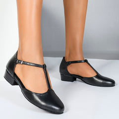 Women's Leatherette 2.5cm Swing Dance Shoes Character Dance Shoes