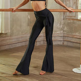 Women's High Waist Pants Latin Dance Wear Training Performance Pants