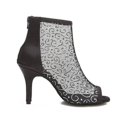 Women's Lace Customized Heel Dance Boots JazSalsa Dance Shoes