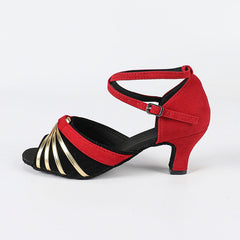 Women's Sparkling Glitter 3.5cm/5.5cm Heel Salsa Latin Dance Shoes Ballroom Dance Shoesm