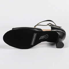 Women's Leatherette Customized Heel Latin Shoes Ballroom Dance Shoes