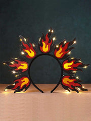 Women's LED Flame Headdress