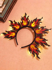 Women's LED Flame Headdress