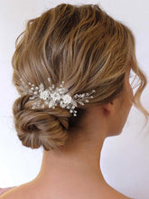 Pearl Flower Crystal Wedding Hair Comb