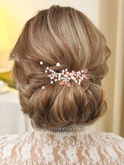 Vine Pearl Leaf Wedding Hair Accessories