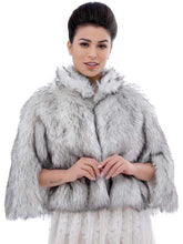 Women's Faux Fur Shawl