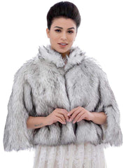 Women's Faux Fur Shawl