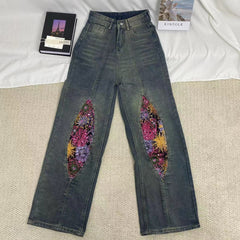 Old Washed Denim Jeans