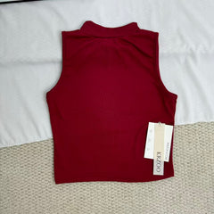 Letter-printed vest