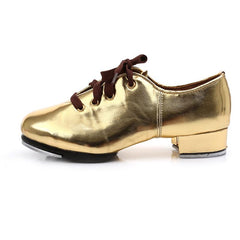Women's Leatherette 3cm Heels Modem With Lace-up Tap Shoes