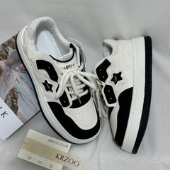 Lightweight Thick-Soled Casual Sneakers