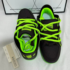 Color-block Letter Sneakers