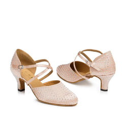 Women's Satin 6cm/7.5cm Heels Ballroom Dance Shoes Modern Dance Shoes