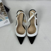 Low-cut ankle strap shoes