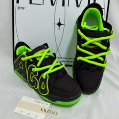 Color-block Letter Sneakers