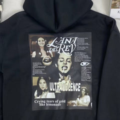 Printed Hooded Sweatshirt