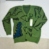 Street Cartoon Cardigan Sweater
